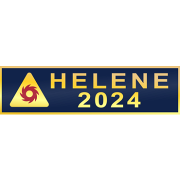 Blackinton A13188 Helene 2024 Hurricane Commendation Bar (1-3/8" x 3/8")