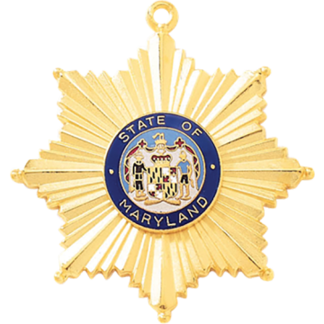 Blackinton A2084 8 Point Star Medal