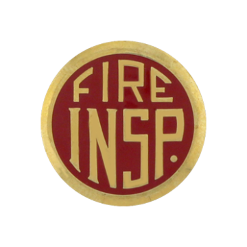 Blackinton A2813-D Fire Inspector Collar Lapel Pin (15/16") Min Order: 2