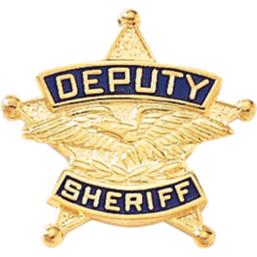 Blackinton A3271 - Deputy Sheriff 5 Point Star Pin (Individual)