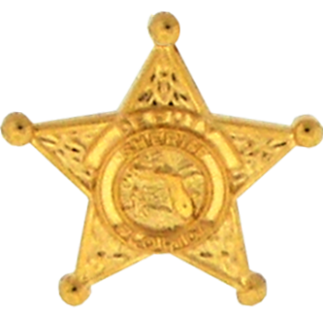 Blackinton Florida Deputy Sheriff Cufflink A3298-CF (Individual)