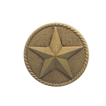 Blackinton A3451 Five Point Star on Seal (7/8") Min Order: 2