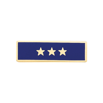 Blackinton Years of Service Recognition Bar with 3 Stars A346-C