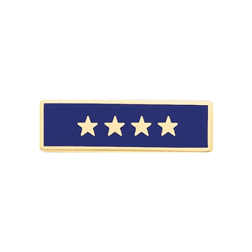 Blackinton Years of Service Recognition Bar with 4 Stars A346-D