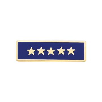 Blackinton Years of Service Recognition Bar with 5 Stars A346-E