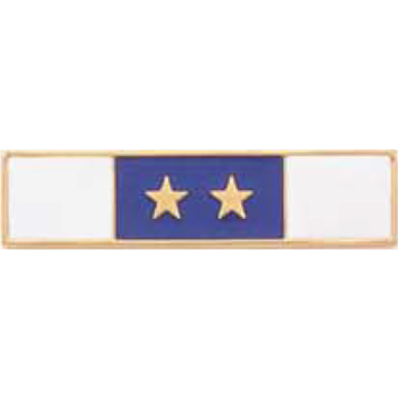 Blackinton A3705-B Years of Service Recognition Bar w/ 2 Stars (5/16")