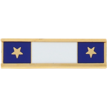 Blackinton A3705-G Years of Service Recognition Bar w/ 2 Stars (5/16")