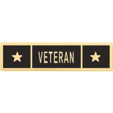 Blackinton A3705-H Veteran 3 Section Commendation Bar (1-3/8" x 5/16")