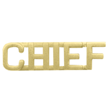 Blackinton A7511 1/2" Die Struck Chief Letter Combination (Pair)