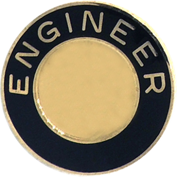 Blackinton A3953-CB Engineer Collar Insignia (Min Order: 2)