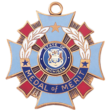 Blackinton A4119 Decorative Medal of Merit