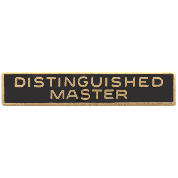 Blackinton A4499-A Distinguished Master Marksmanship Bar (1-1/2" x 5/16")