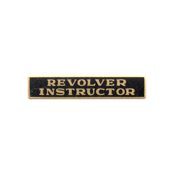 Blackinton Revolver Instructor Marksmanship Bar A4499-B