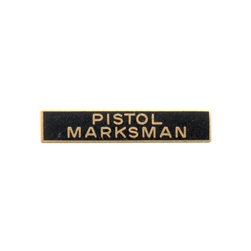 Blackinton Pistol Marksman Marksmanship Bar A4499-D