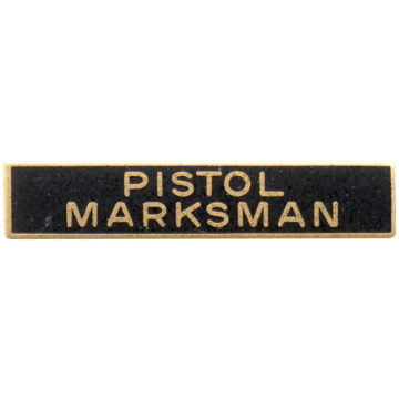 Blackinton A4499-D Pistol Marksman Marksmanship Bar (1-1/2" x 5/16")