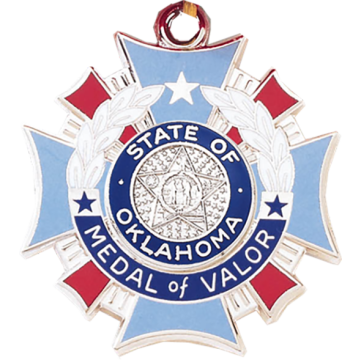 Blackinton A4557 Decorative Medal of Valor