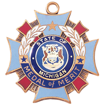 Blackinton A4559 Decorative Medal of Merit
