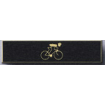 Blackinton One Color Recognition Bar with Bike Rider A4616-AZ (5/16")