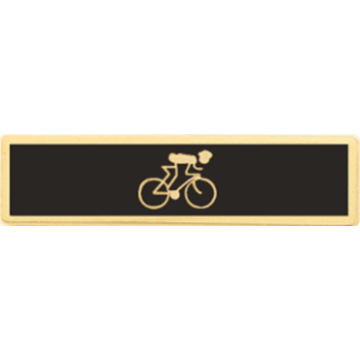 Blackinton A4616-AZ One Color Recognition Bar with Bike Rider (5/16")