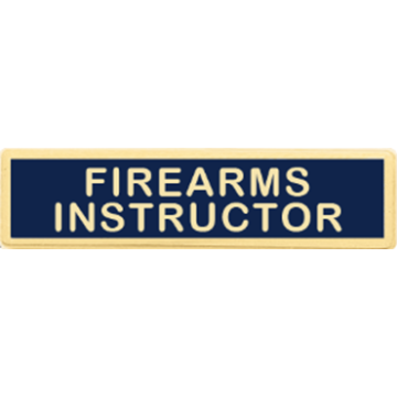 Blackinton A4616-Y Firearms Instructor Commendation Bar (5/16")