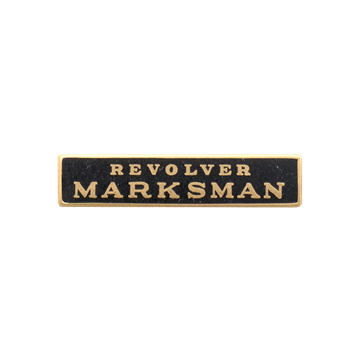 Blackinton Revolver Marksman Marksmanship Bar A6136-B
