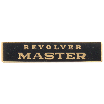Blackinton A6136-C Revolver Master Marksmanship Bar (1-1/2" x 5/16")