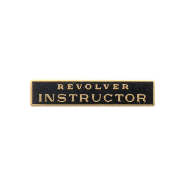 Blackinton Revolver Instructor Marksmanship Bar A6136-F