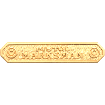 Blackinton A6140-H Pistol Marksman Marksmanship Bar