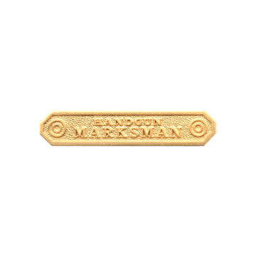 Blackinton Handgun Marksman Marksmanship Bar A6140-N