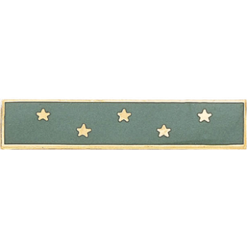 Blackinton One Section Recognition Bar with Five Stars A6230-F