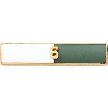 Blackinton Two Section Commendation Bar w/ Applied Figure A6777-A