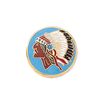 Blackinton A6877 Native American Seal (11/16") Min Order: 2