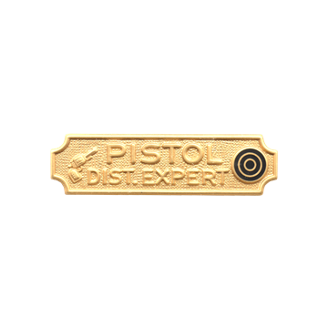 Blackinton Pistol Dist. Expert Marksmanship Bar A7025-D