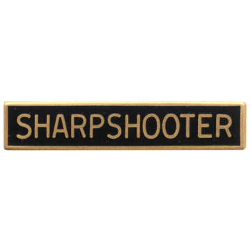 Blackinton A7049-B Sharpshooter Marksmanship Bar (1-1/2" x 5/16")
