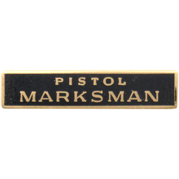 Blackinton A7099-C Pistol Marksman Marksmanship Bar (1-1/2" x 5/16")