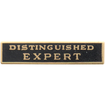 Blackinton A7099-D Distinguished Expert Marksmanship Bar (1-1/2" x 5/16")