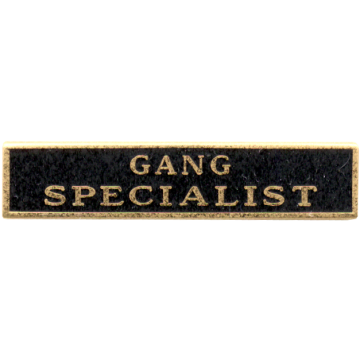 Blackinton A7099-F Gang Specialist Marksmanship Bar (1-1/2" x 5/16")