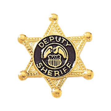 Blackinton A7103 Mini Six Point Deputy Sheriff Star (Individual)