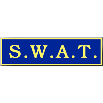 Blackinton A7140-AS One Section S.W.A.T. Commendation Bar
