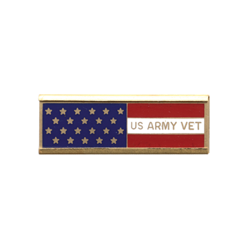 Blackinton United States Army Vet Recognition Bar A7140-TT (3/8")