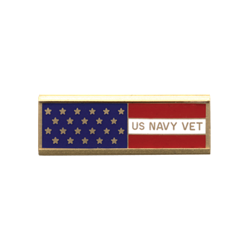 Blackinton A7140-UU United States Navy Vet Recognition Bar (3/8")