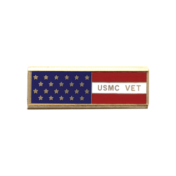 Blackinton United States Marine Corps Vet Recognition Bar A7140-VV (3/8")