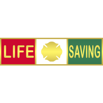 Blackinton A7142-AV Life Saving Commendation Bar with Maltese Cross (3/8")
