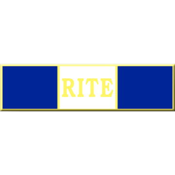Blackinton A7142-AX Three Section RITE Commendation Bar (3/8")