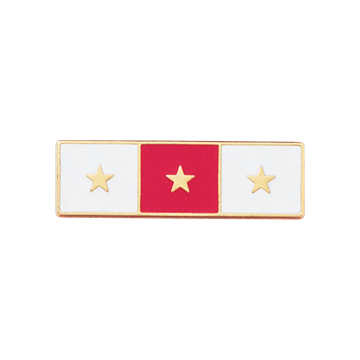 Blackinton A7142-B Years of Service Recognition Bar w/ 3 Stars (3/8")