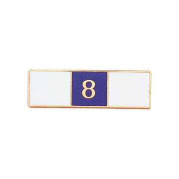 Blackinton Eight Years of Service Recognition Bar A7142-K (3/8")