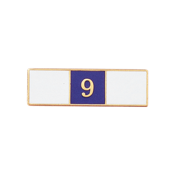 Blackinton A7142-L Nine Years of Service Recognition Bar (3/8")