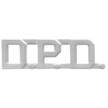 Blackinton A7323 - 1/2" Die Struck D.P.D. Letter Combination (Pair)