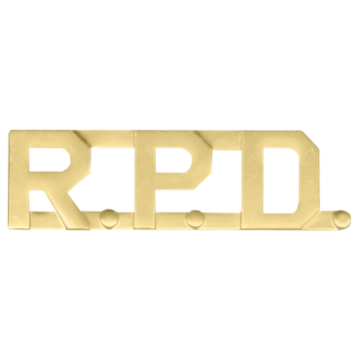 Blackinton A7330 - 1/2" Die Struck R.P.D. Letter Combination (Pair)