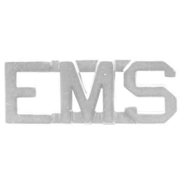 Blackinton A7344 - 1/2" Die Struck EMS Letter Combination (Pair)